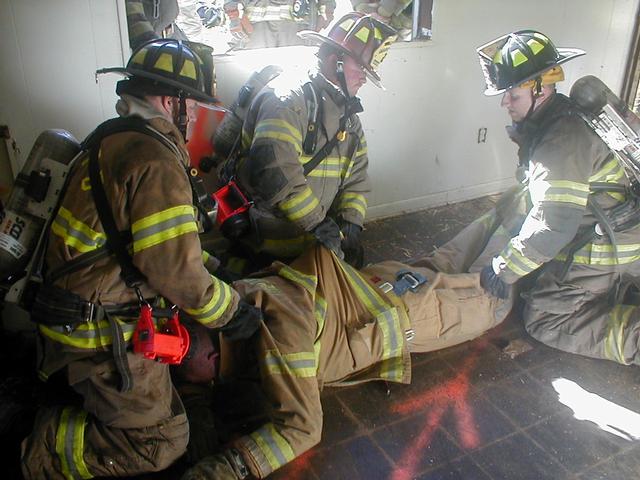 DOWNED FIREFIGHTER DRILL